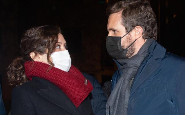 Ayuso y Casado en una imagen del pasado mes de enero.