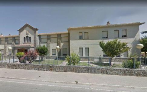 Fachada de la residencia Nuestra Señora del Rosario de Cascante