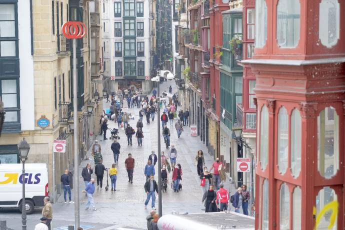 Las zonas peatonales de Bilbao controlarán digitalmente la entrada y estancia de vehículos