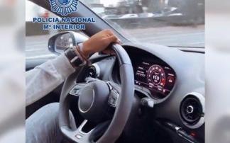 El detenido circulaba a 113 km/h por la Castellana.