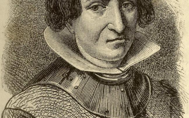 Dibujo de Catalina de Erauso, la Monja Alférez, nacida a finales del siglo XVI en Donostia.