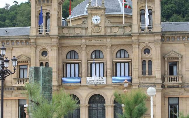Fachada del Ayuntamiento de Donostia
