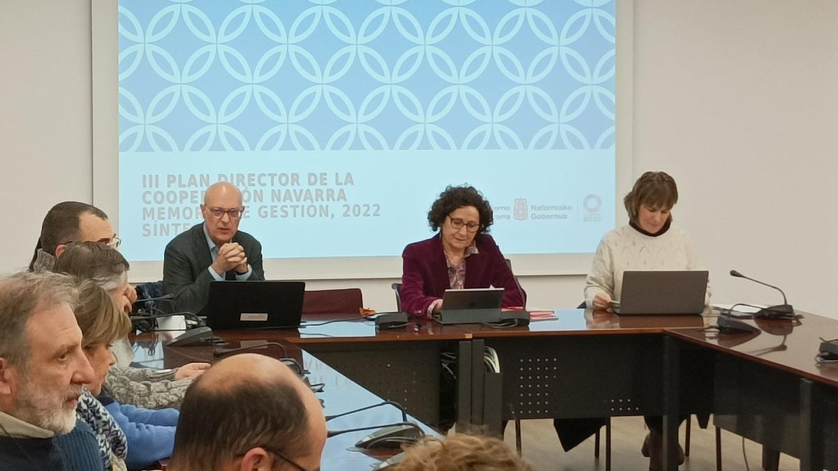 Presentación de la Memoria de Gestión del Plan Director de la Cooperación Navarra en 2022.