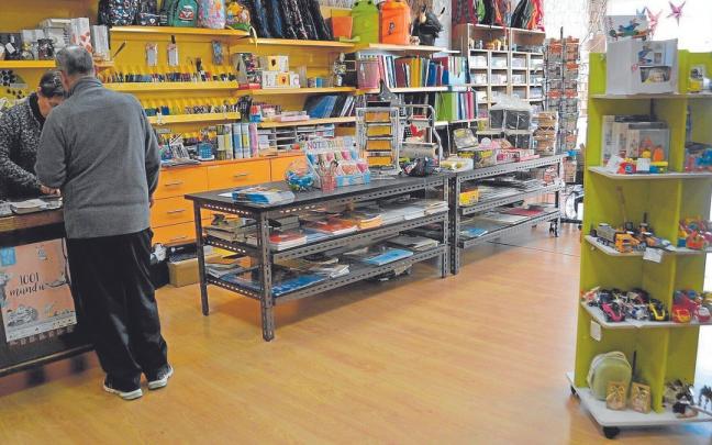 Imagen de un comercio de la localidad de Agurain.