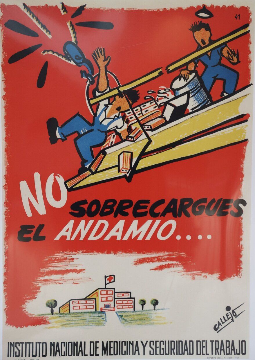 Década de los 60: Y preocupa el peligro en la construcción.