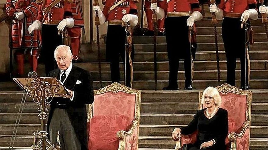 El Rey Carlos III y Camilla Parker-Bowles, reina consorte.