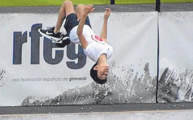 Marcos Mart&iacute;n, en un ejercicio.