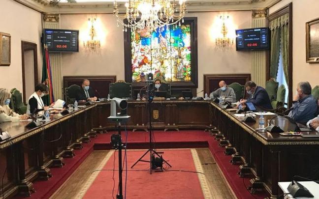 Pleno del Ayuntamiento de Pamplona.