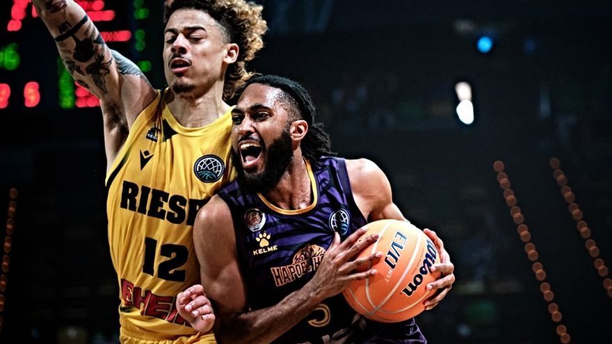 Adam Smith, en uno de los partidos de la Final Four de la BCL en Bilbao.