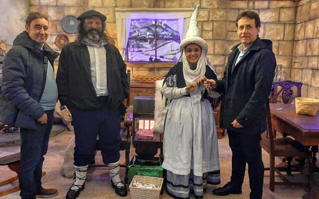 Olentzero y Mari Domingi ya están en Basauri