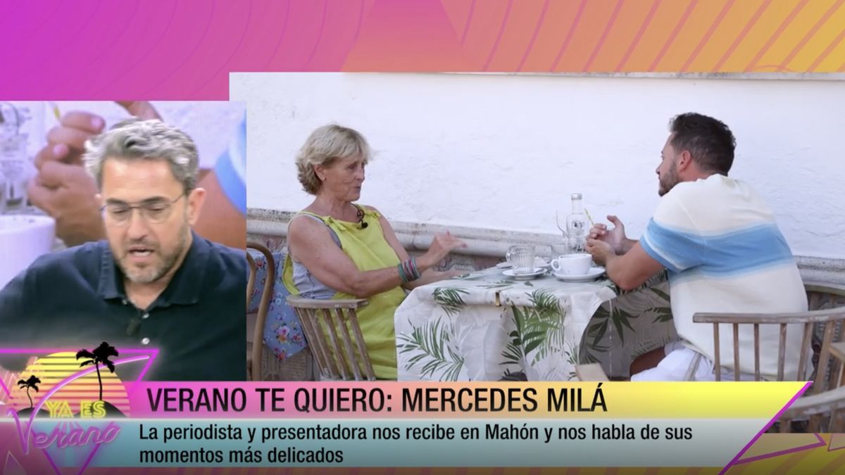 Máximo Huerta habla de Mercedes Milá en 'Ya es verano'.