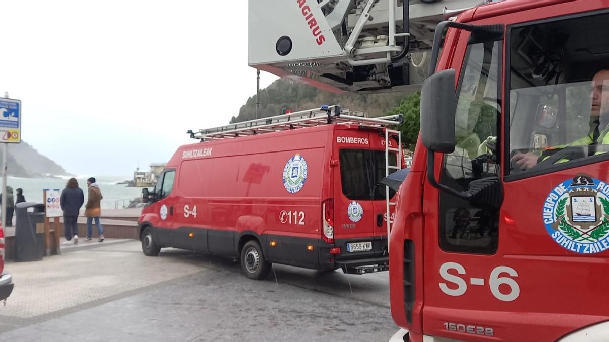 Dispositivo de emergencias desplegado para el rescate