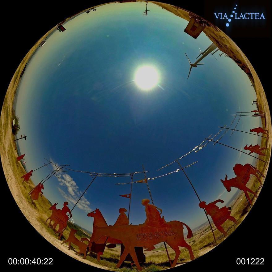 Fotograma de la película ‘Vía Láctea 2022’. Foto: Planetario de Pamplona