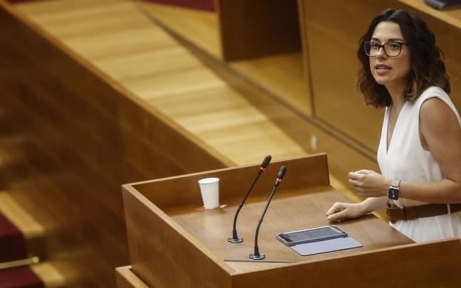 La diputada de Compromís, Aitana Mas La diputada de Compromís, Aitana Mas