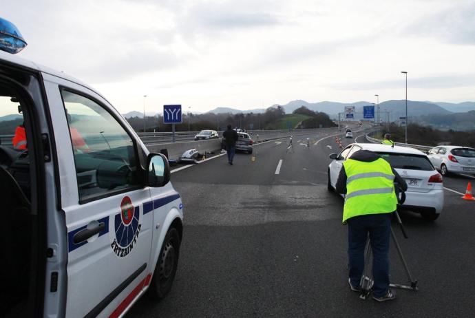 Accidente de tráfico ajeno a esta información.