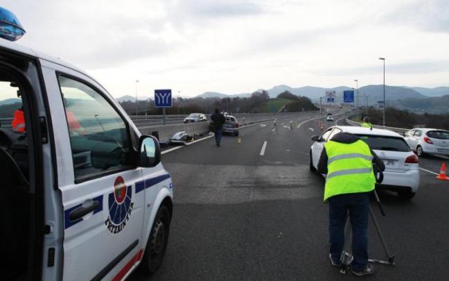 Accidente de tráfico ajeno a esta información.