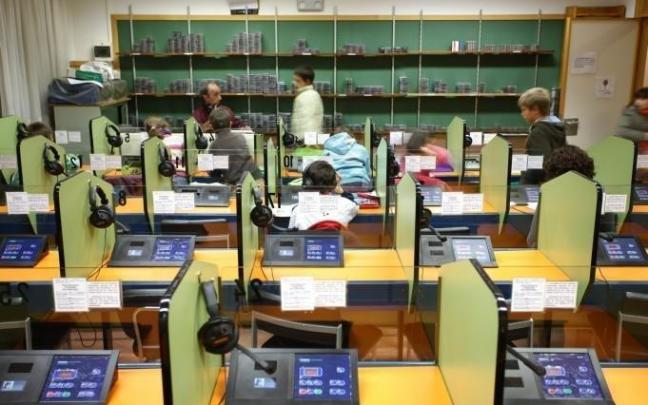 Aula de la Fundación Idiomas. Aula de la Fundación Idiomas.