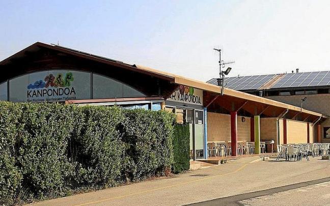 Vista de las instalaciones de Kanpondoa donde se ubica el bar municipal. | FOTO: CEDIDA