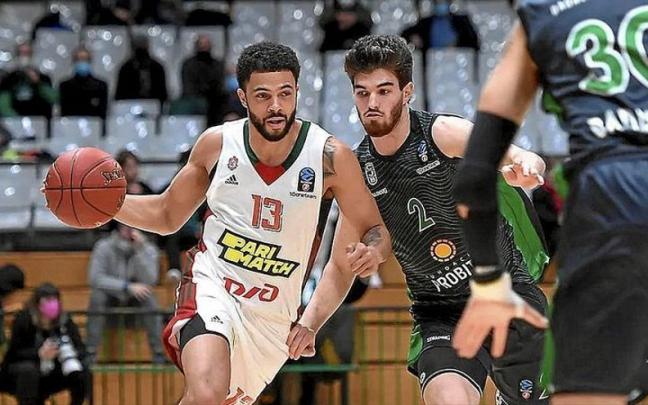 Darius Thompson, durante un partido de la pasada temporada contra el Joventut