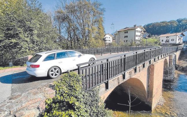 Finalizan los trabajos del puente de Arraioz