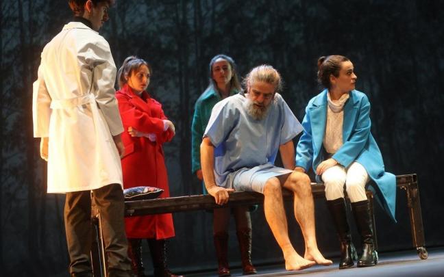 Una de las escenas del rey Lear.