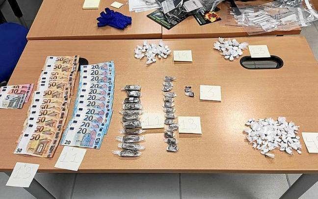 Incautadas en Arrasate 81 papelinas de cocaína