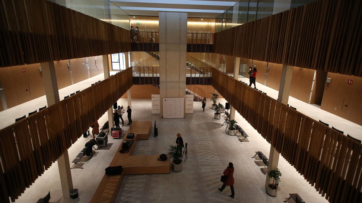 El interior del Centro de Salud de Lezkairu, este lunes.