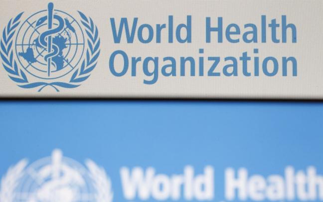 Logo de la Organización Mundial de la Salud (OMS). Logo de la Organización Mundial de la Salud (OMS).