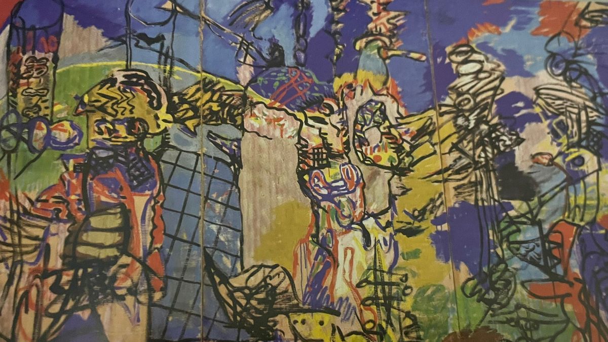 ‘La Romería’ obra de Zumeta en el museo de Durango.