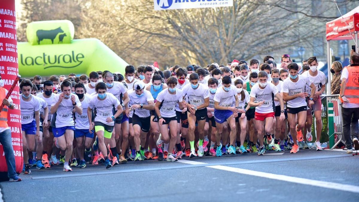 Carrera del día de San Silvestre en Donostia