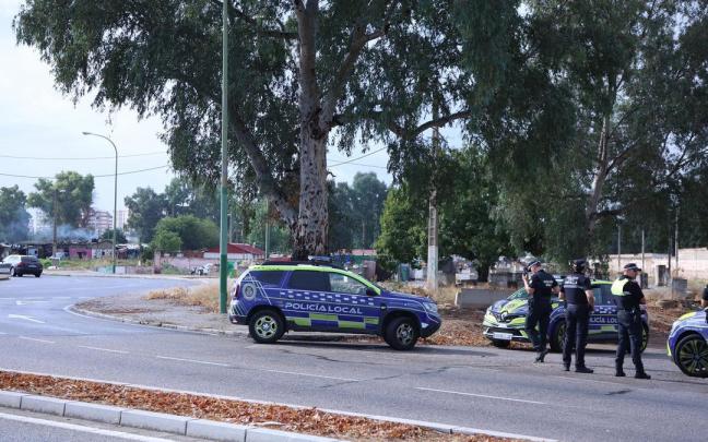 Amplio despliegue policial en Sevilla tras varios tiroteos en un asentamiento chabolista