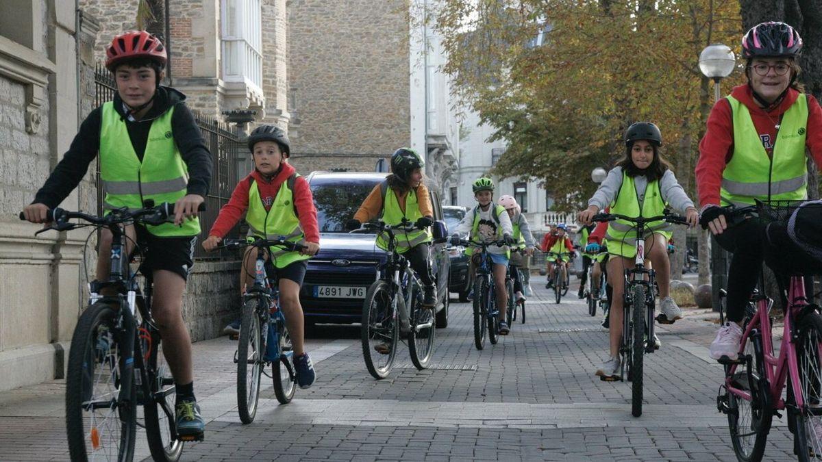 En bici a la ikastola