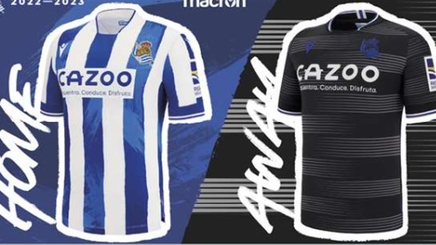 Camisetas de la Real de la temporada 2022-2023