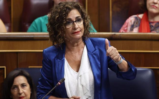 La ministra de Hacienda, María Jesús Montero, interviene en el Congreso de los Diputados. La ministra de Hacienda, María Jesús Montero, interviene en el Congreso de los Diputados.