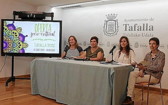 La presentación de la oferta sociocultural ayer en Tafalla. La presentación de la oferta sociocultural ayer en Tafalla.
