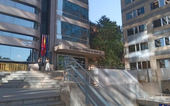Fachada de la Audiencia Provincial de Madrid.