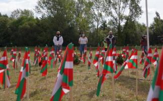 Un instante de la celebración del Alderdi Eguna. Un instante de la celebración del Alderdi Eguna.