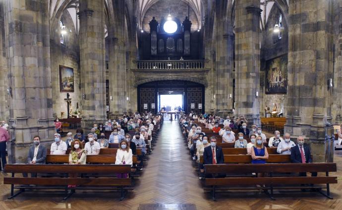 Imagen de archivo la celebración del día de la Virgen en Begoña.