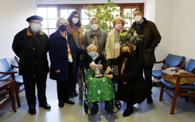 La getxotarra Higinia Melendro cumple cien años