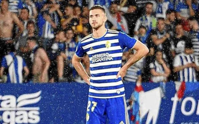 Copete, en un partido de esta temporada con la Ponferradina. Foto: DNA Copete, en un partido de esta temporada con la Ponferradina. Foto: DNA