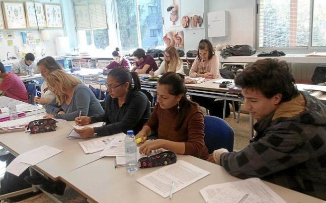 Alumnos en un centro de Formación Profesional. Foto: Marta Hernández