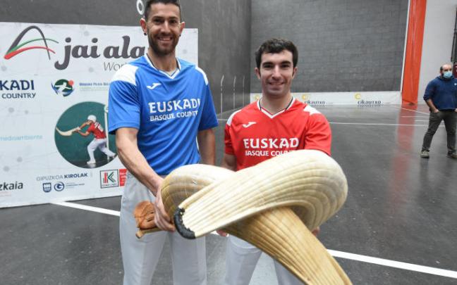 Los puntistas Aimar Aldazabal y Jokin Arbe.