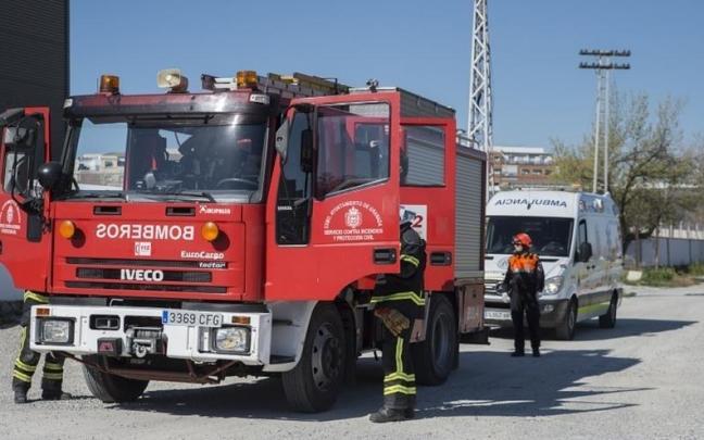 Bomberos, en una imagen de archivo. Bomberos, en una imagen de archivo.