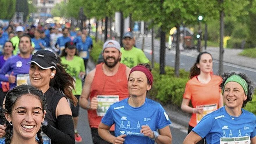 Varias atletas, durante la última Maratón Martín Fiz.