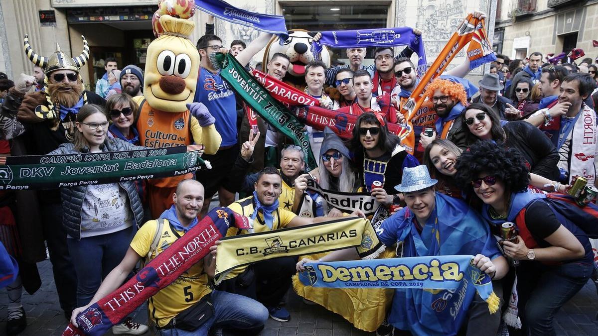 Aficiones hermanadas en la edición de la Copa 2019 celebrada en Madrid