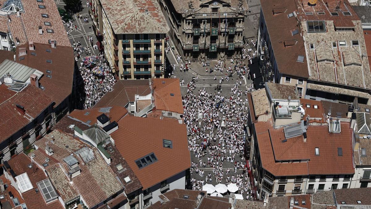 Imagen aérea de la plaza Consistorial