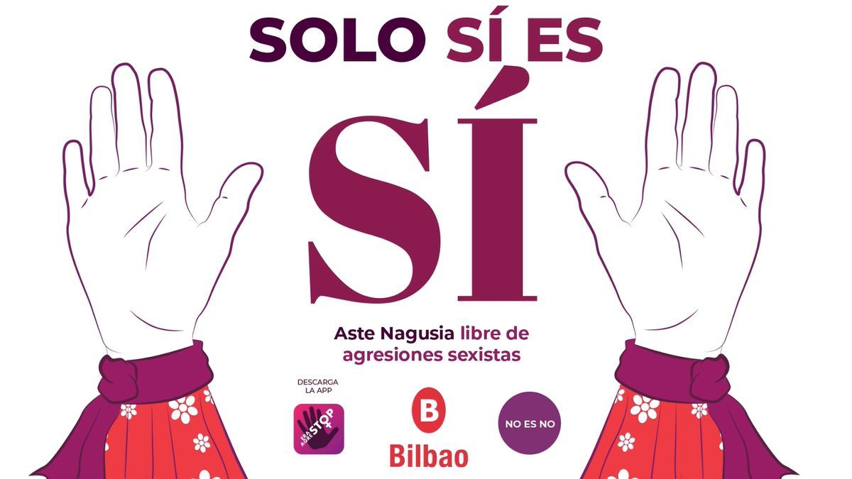 Campaña contra las agresiones sexistas para Aste Nagusia