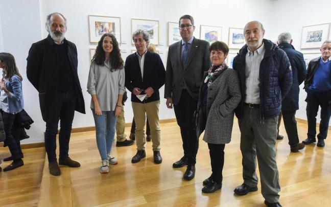 La galer&iacute;a Lumbreras acoge la exposici&oacute;n colectiva de Navidad de la Agrupaci&oacute;n Vasca de Acuarelistas