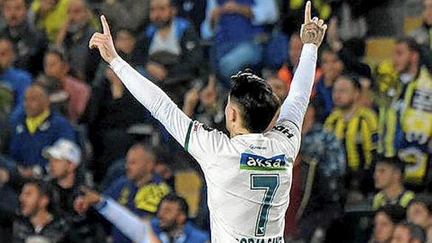 Borja Sainz, ídolo del Giresunspor. | FOTO: @BORJASAINZ29