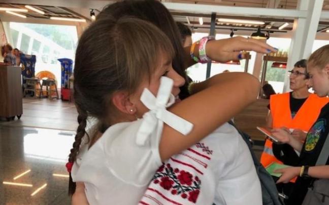 Los 83 niños han pasado en Euskal Herria un mes Los 83 niños han pasado en Euskal Herria un mes